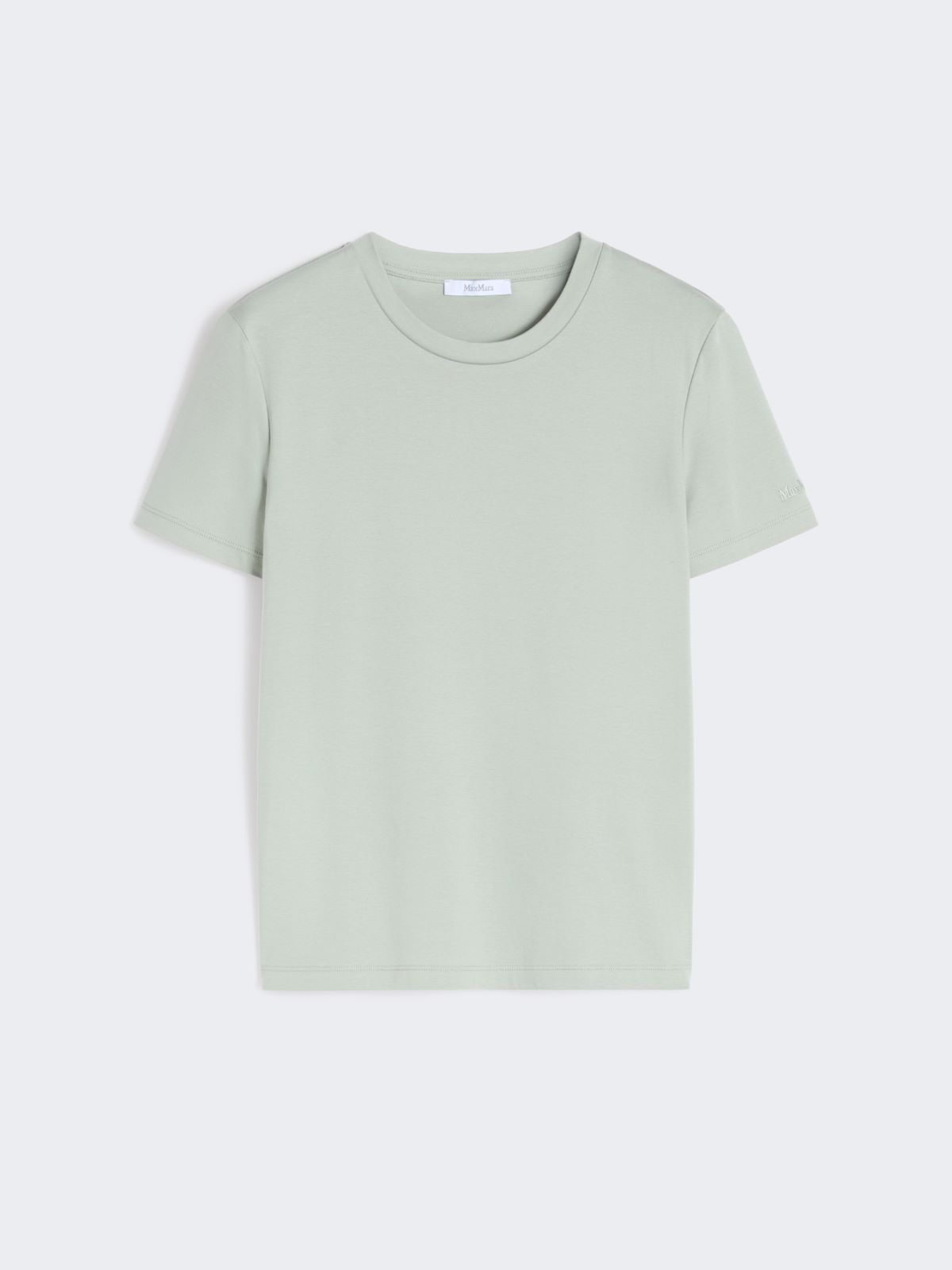 Cotton T-shirt - PASTEL GREEN - Max Mara - 8