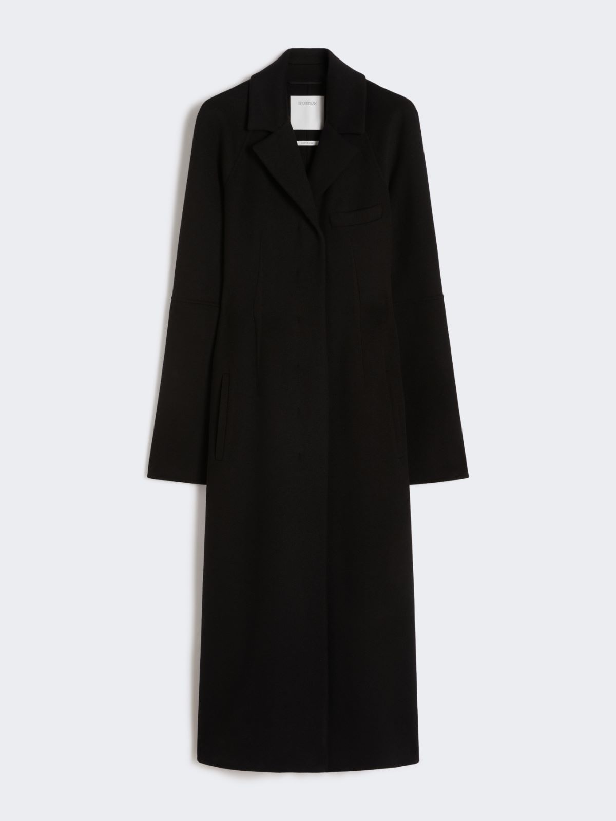 Slim-fit long wool coat - BLACK - Max Mara - 9