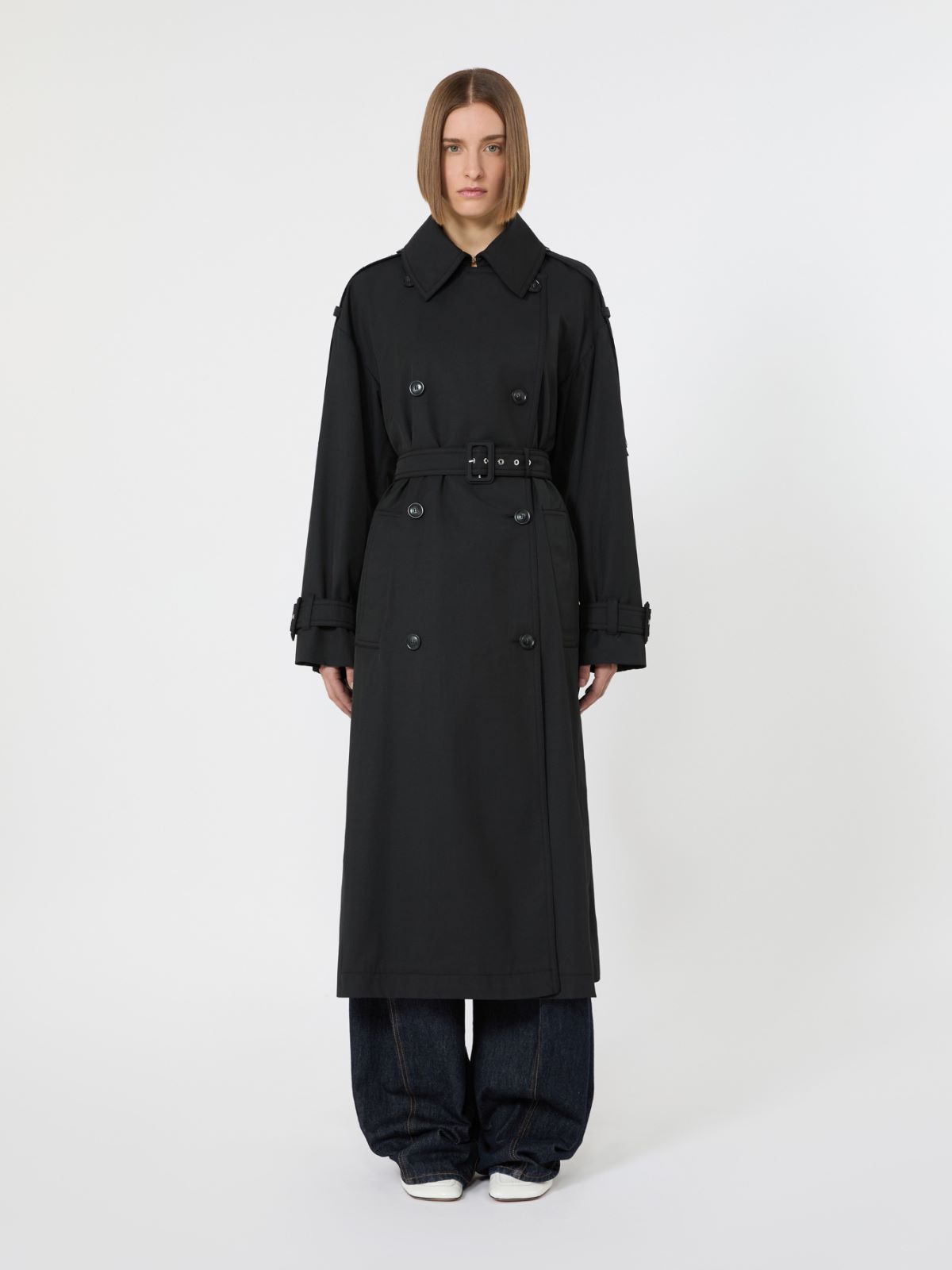 고쎄 발수 트렌치코트 - BLACK - Max Mara - 2