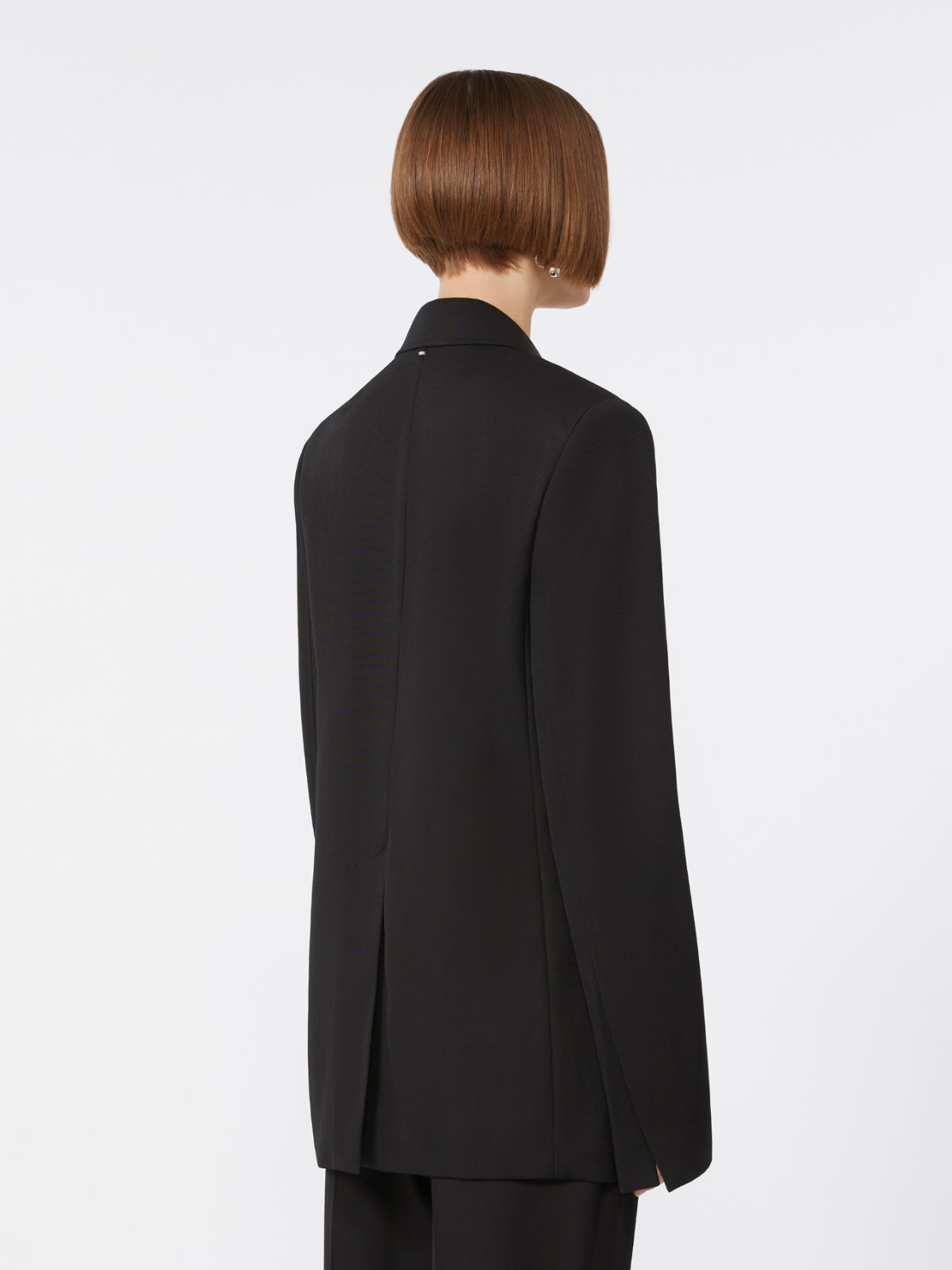 Taillierter Blazer mit doppelten Abnähern - SCHWARZ - Max Mara - 3