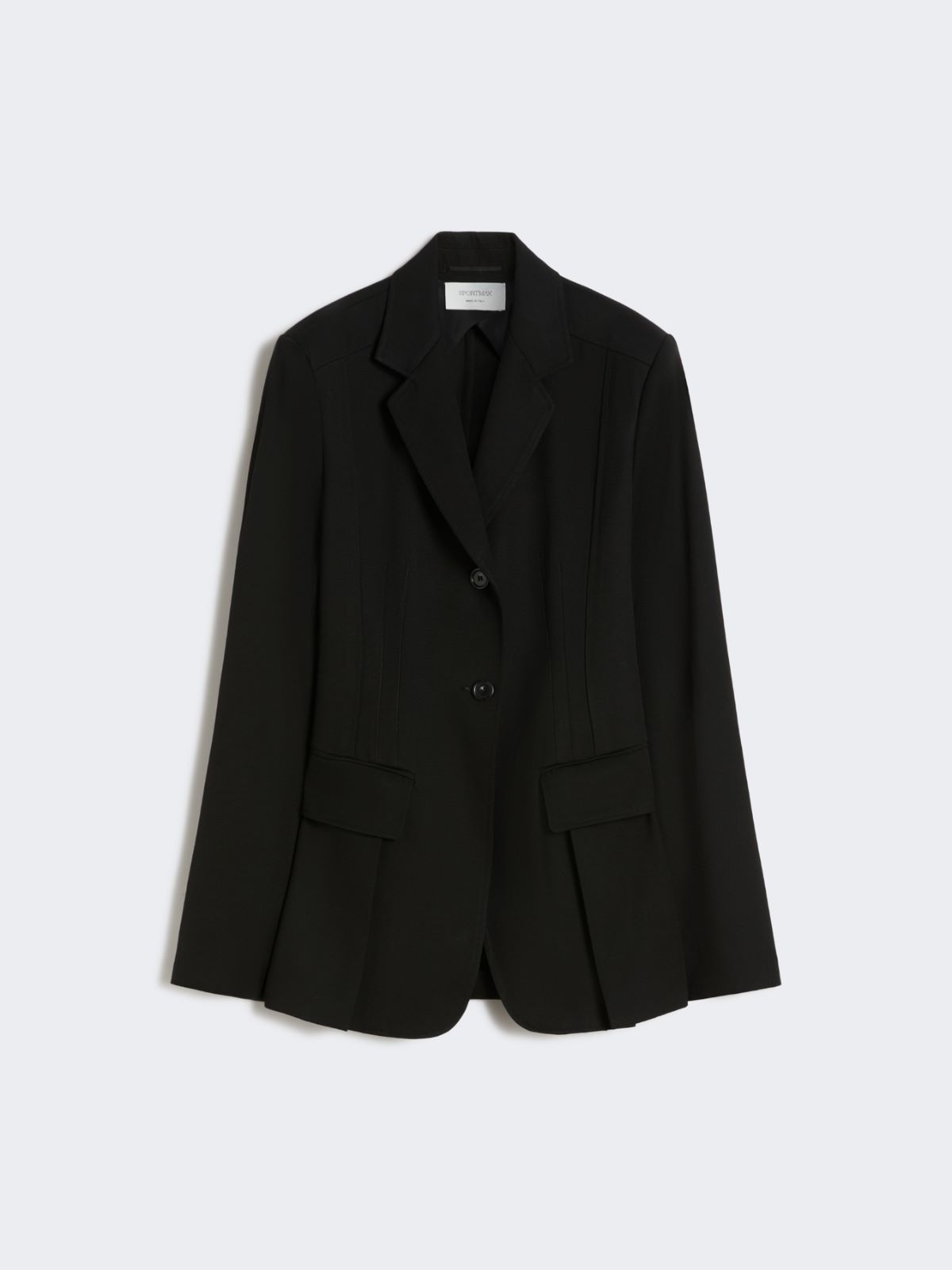 Taillierter Blazer mit doppelten Abnähern - SCHWARZ - Max Mara - 6