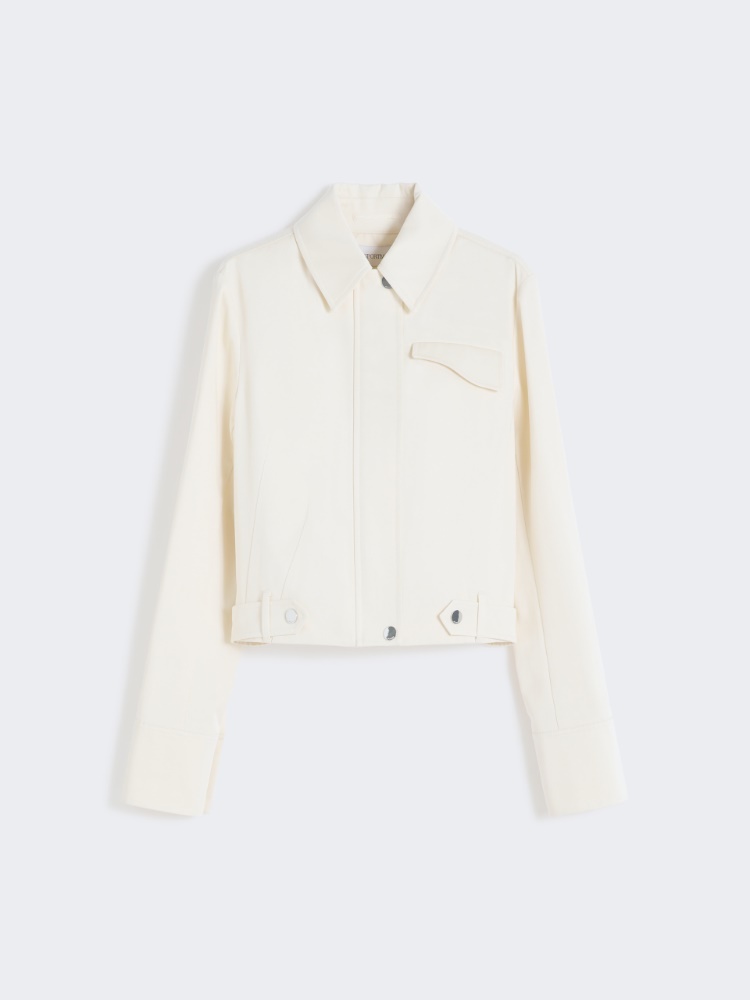 피난차 코튼 자켓 - VANILLA