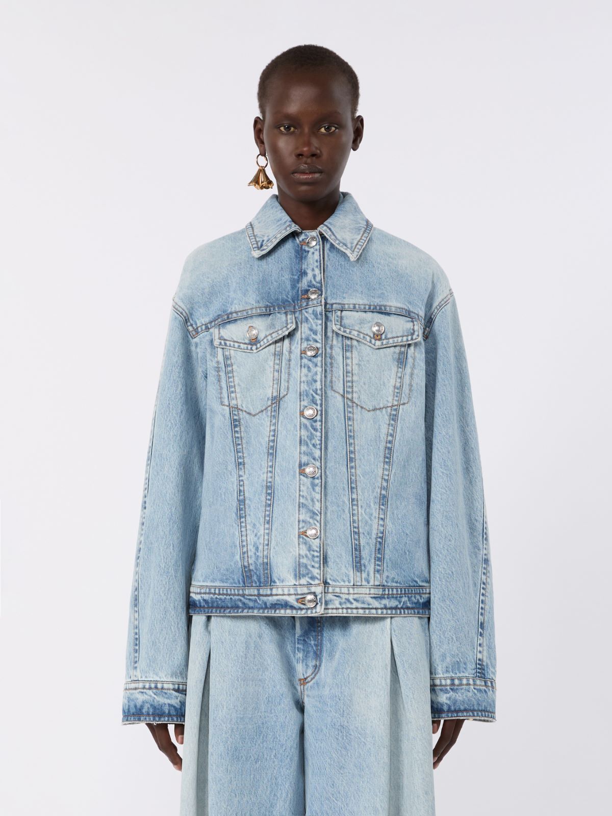 Zweiteilige Jeansjacke - NACHTBLAU - Max Mara - 2