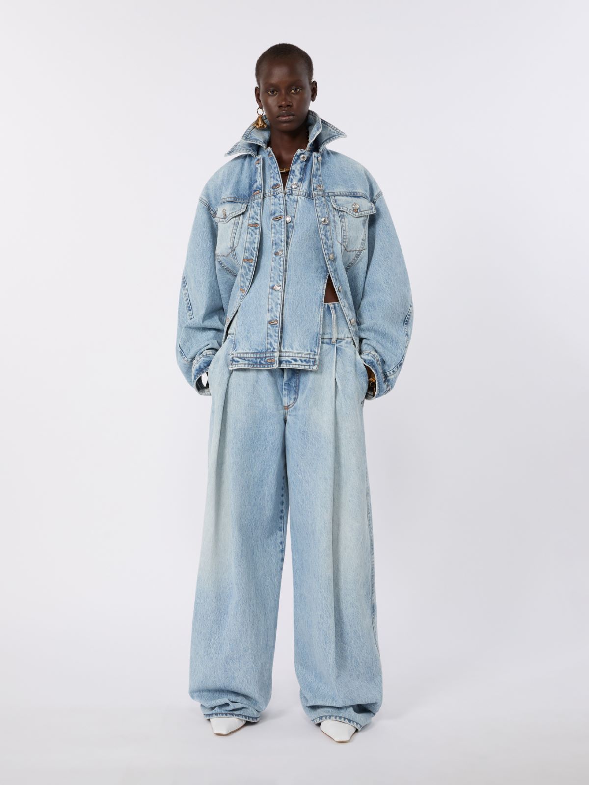 Two-piece denim jacket - MIDNIGHTBLUE - Max Mara