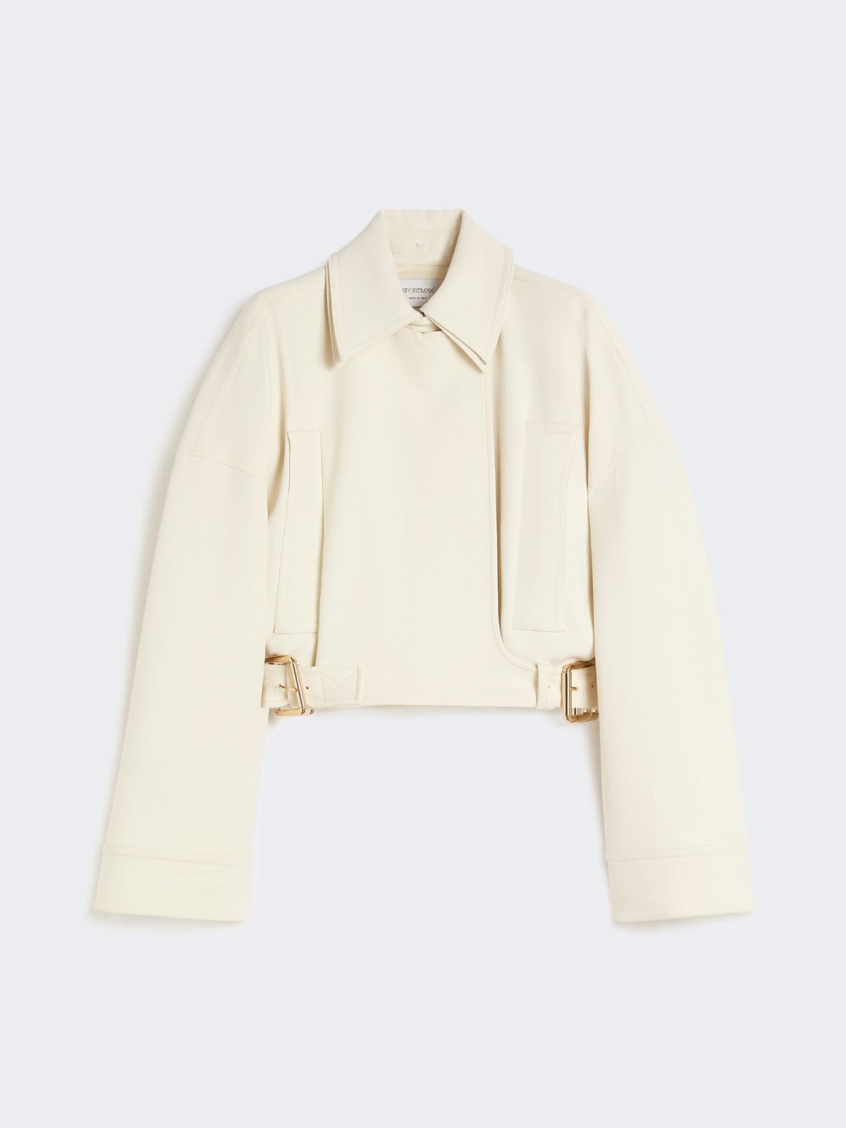 Jacke aus Viskose-Cady - CREME - Max Mara - 6