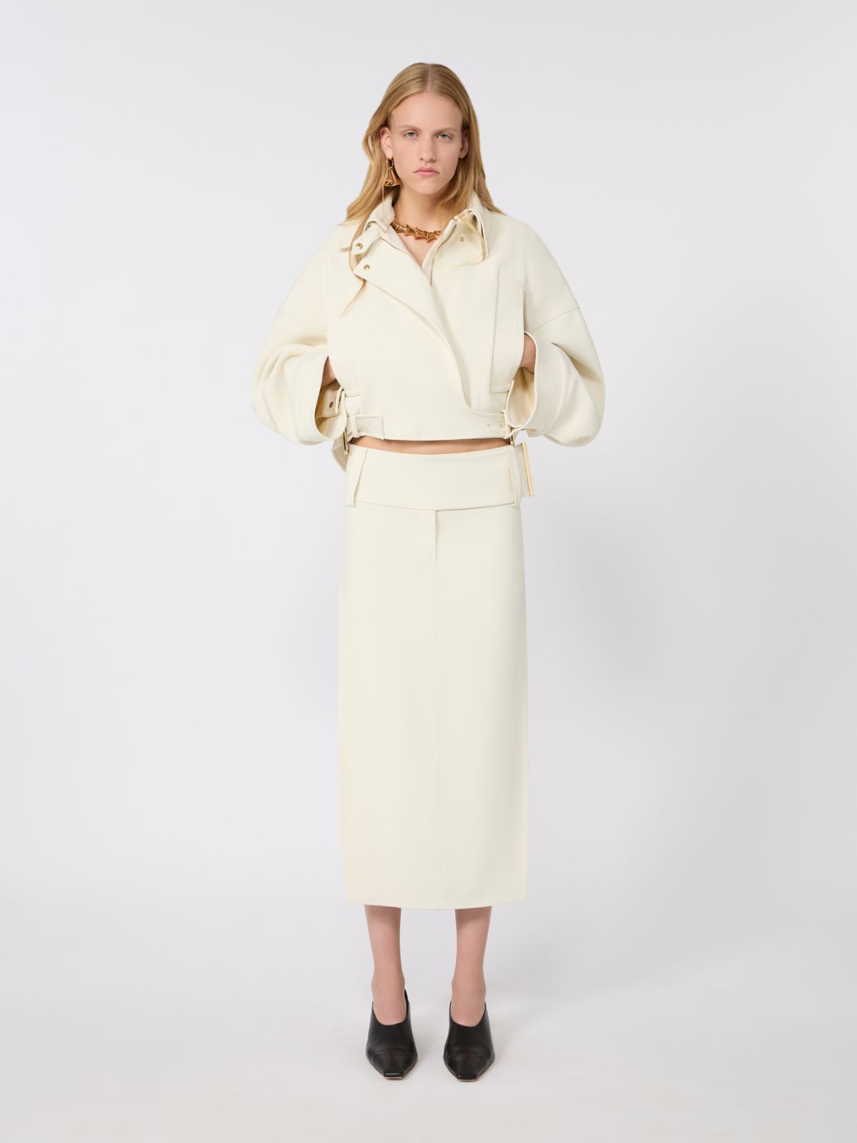 Jacke aus Viskose-Cady + CREME - Max Mara
