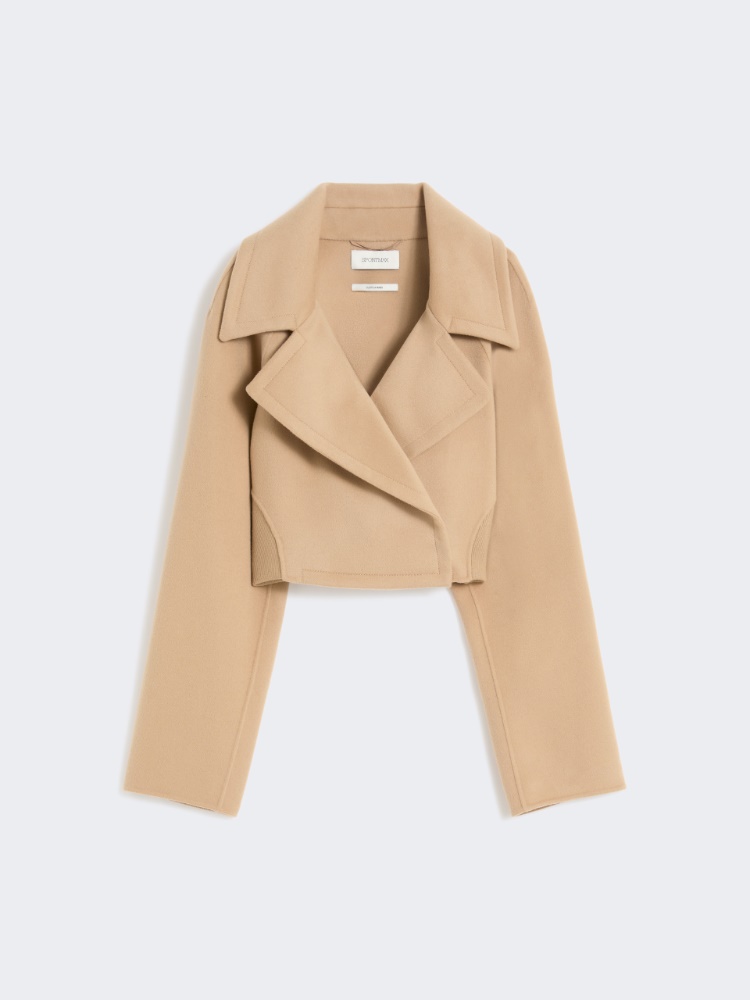 Short pure wool outerwear - CARAMEL - Max Mara