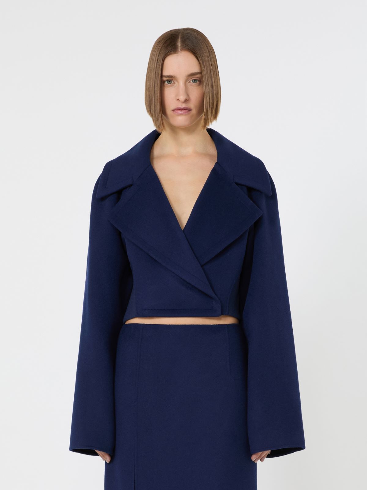 Short pure wool outerwear - ULTRAMARINE - Max Mara - 6
