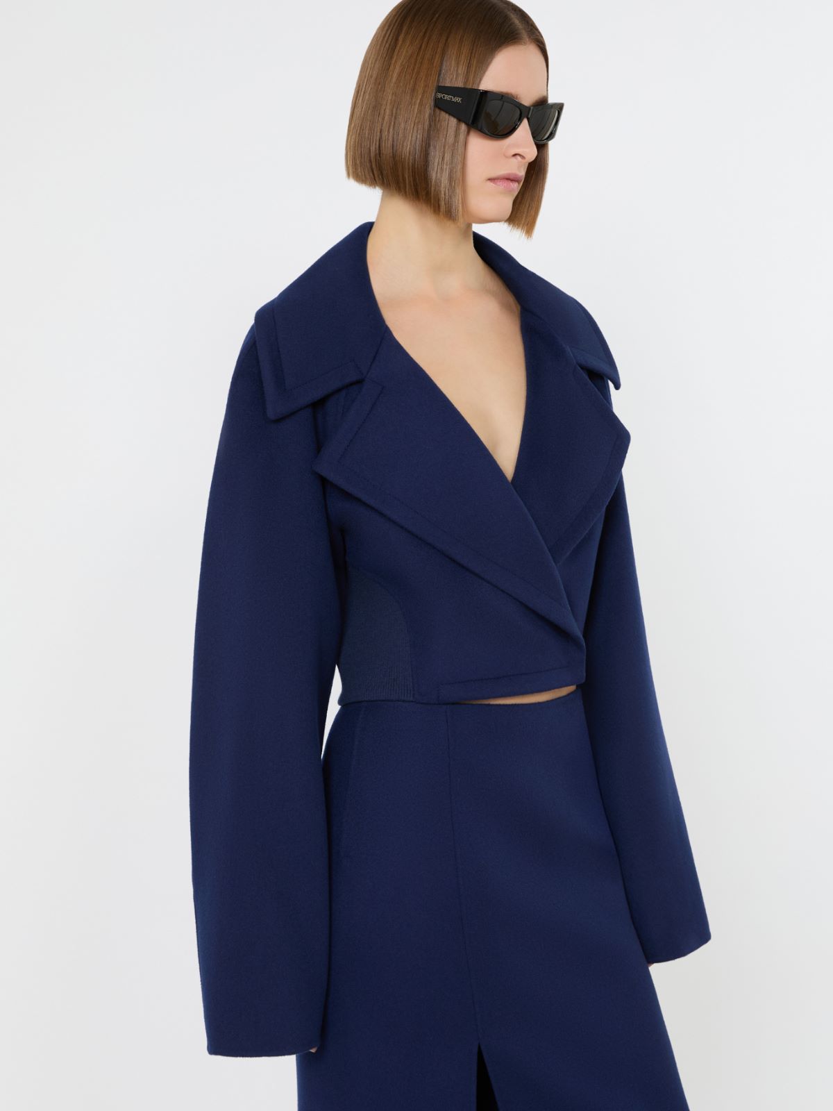 Short pure wool outerwear - ULTRAMARINE - Max Mara - 6