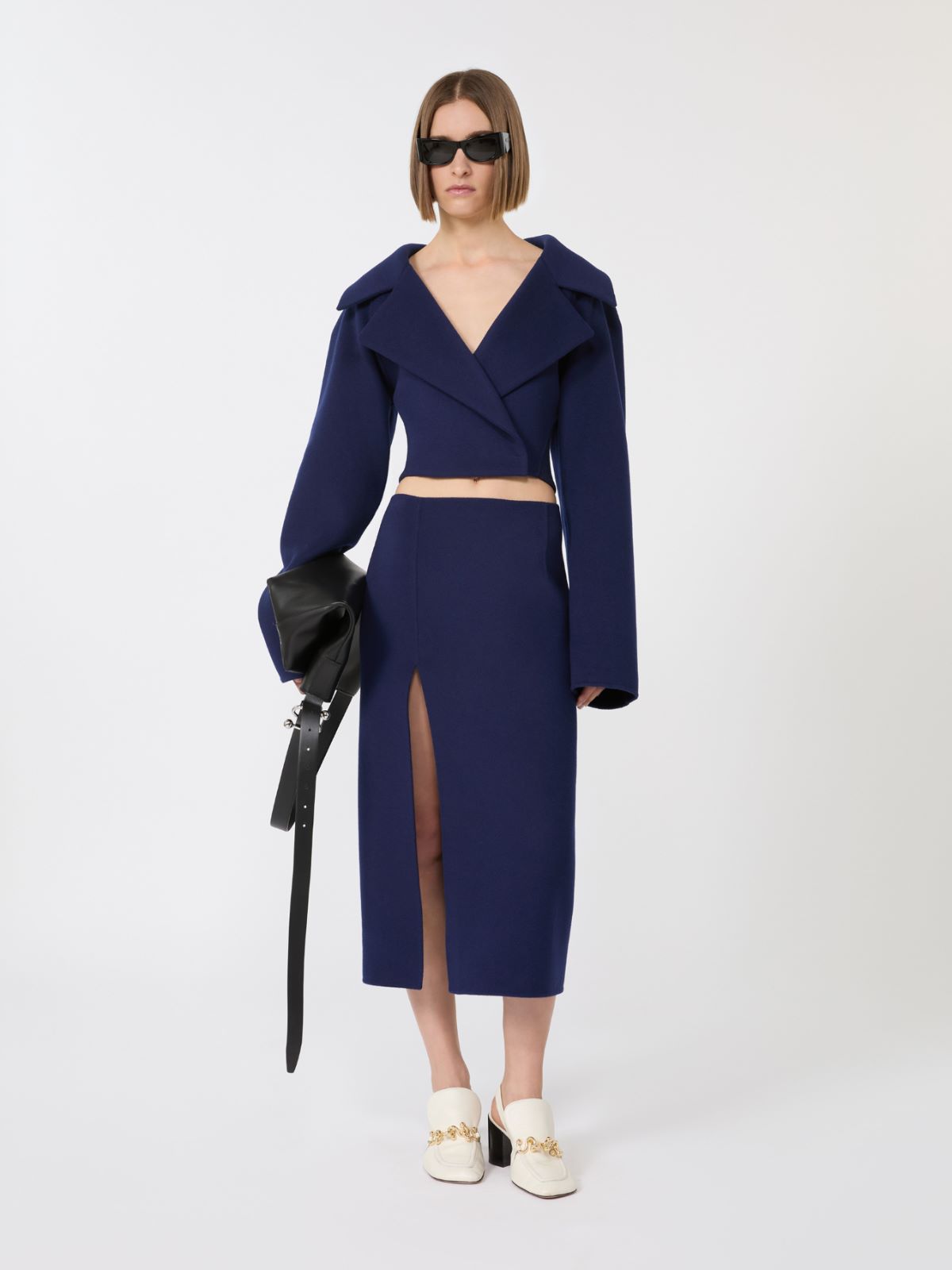 Short pure wool outerwear - ULTRAMARINE - Max Mara