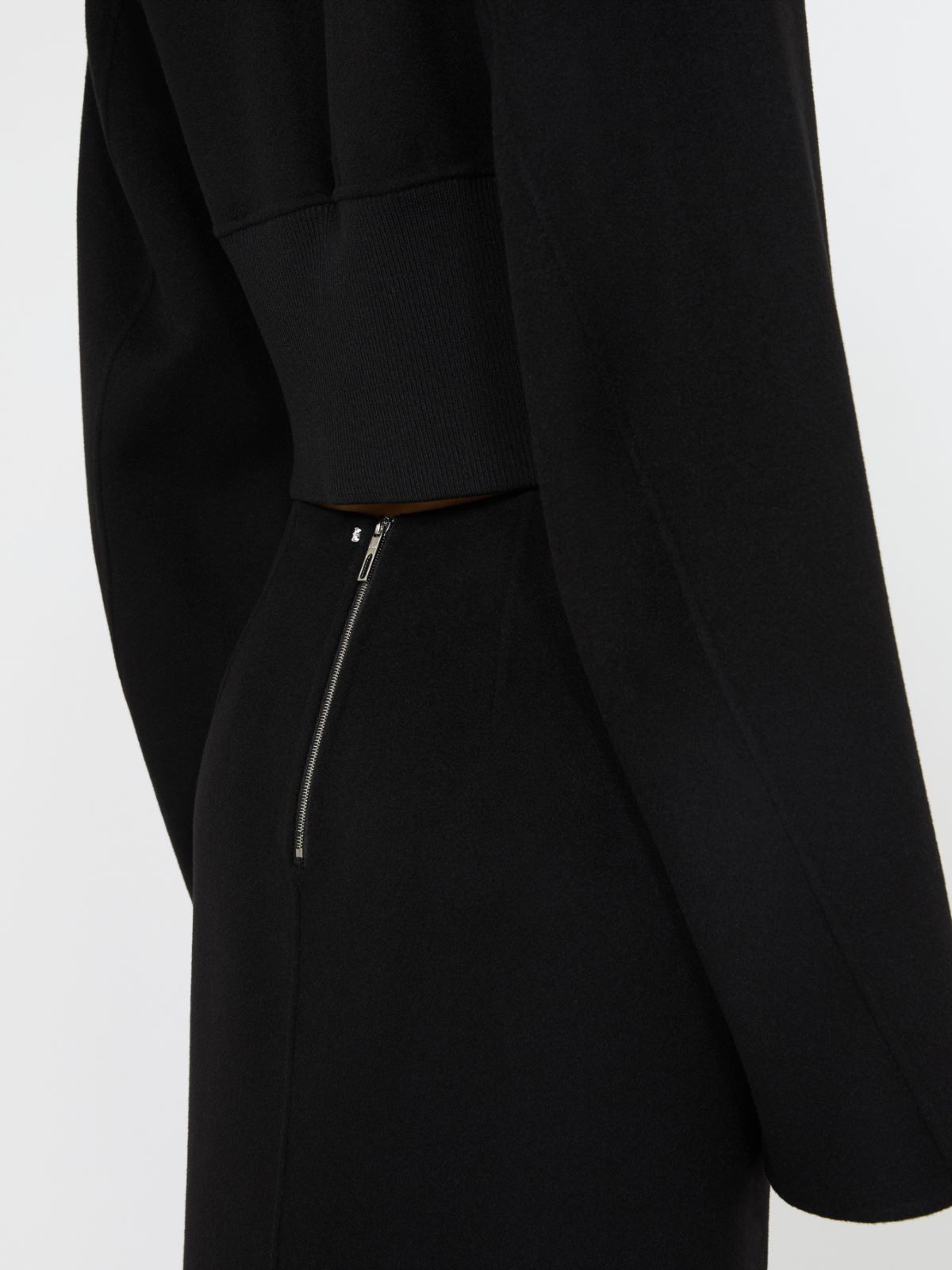 Short pure wool outerwear - BLACK - Max Mara - 11