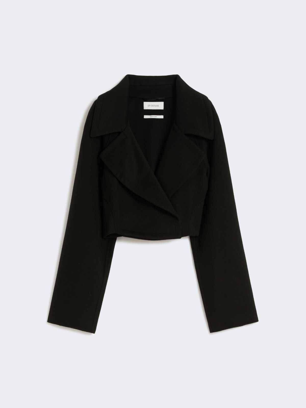 Short pure wool outerwear - BLACK - Max Mara - 11