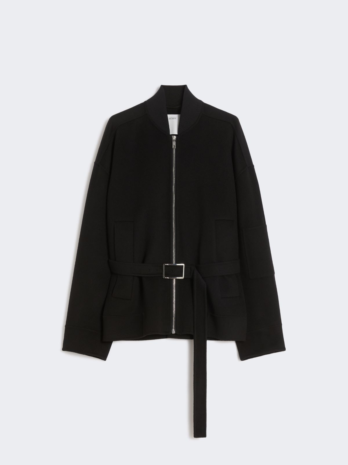 Oversized wool bomber jacket - BLACK - Max Mara - 11