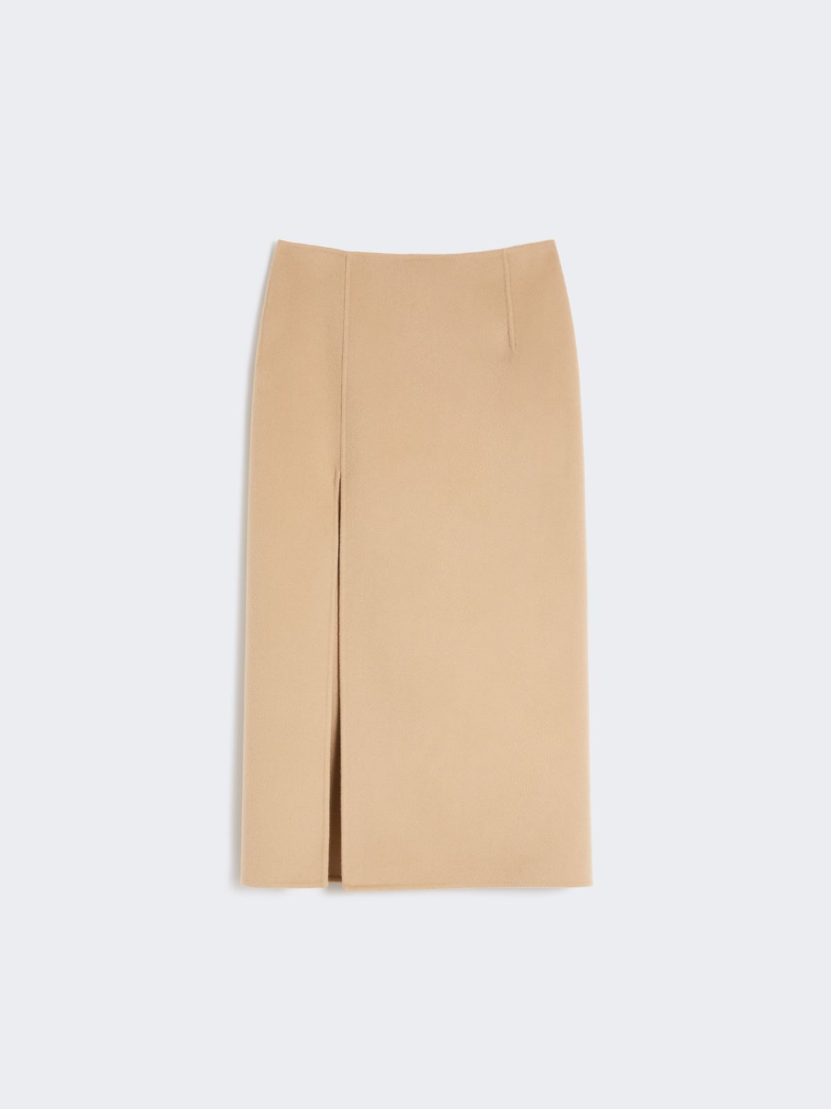 Long double-faced wool skirt - CARAMEL - Max Mara - 9
