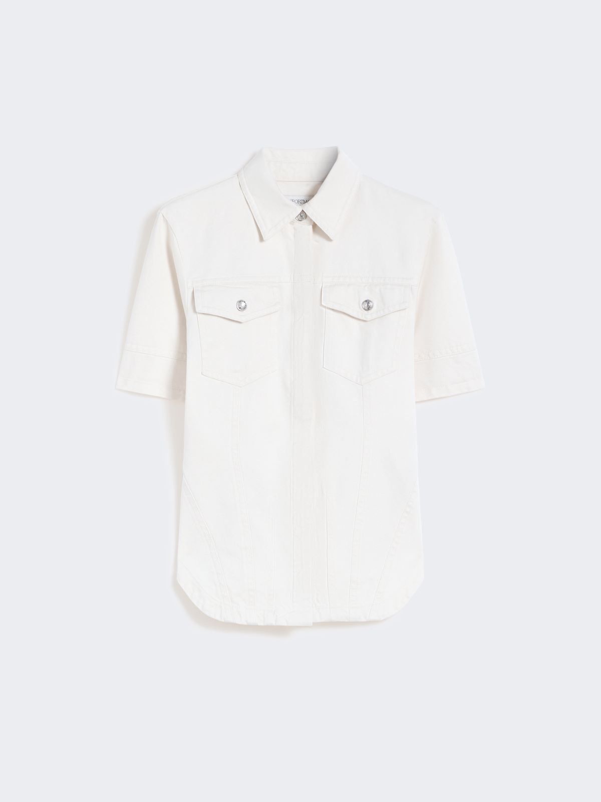 Slim-fit bull denim shirt - BEIGE - Max Mara - 6