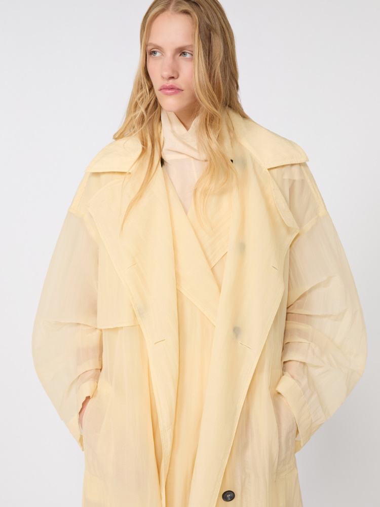 Two-piece technical-fabric trench coat - VANILLA - Max Mara - 4