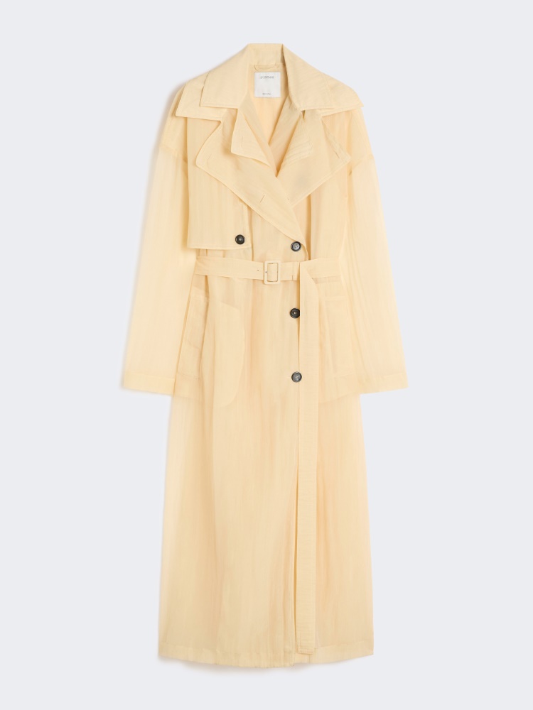 Two-piece technical-fabric trench coat - VANILLA - Max Mara - 5