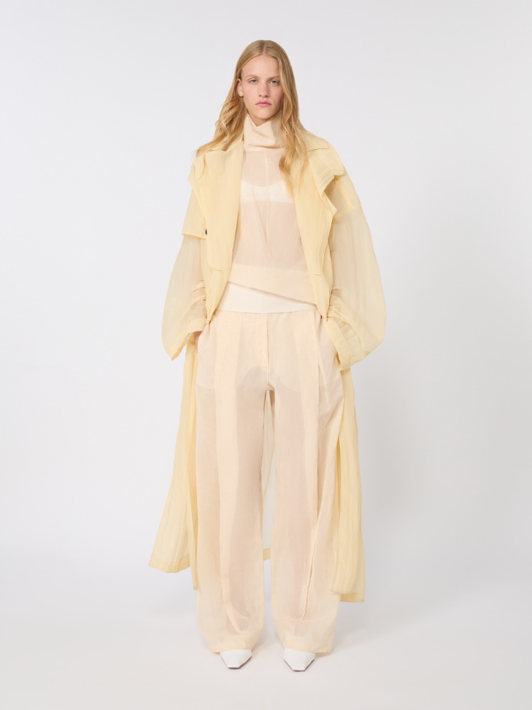 Two-piece technical-fabric trench coat - VANILLA - Max Mara