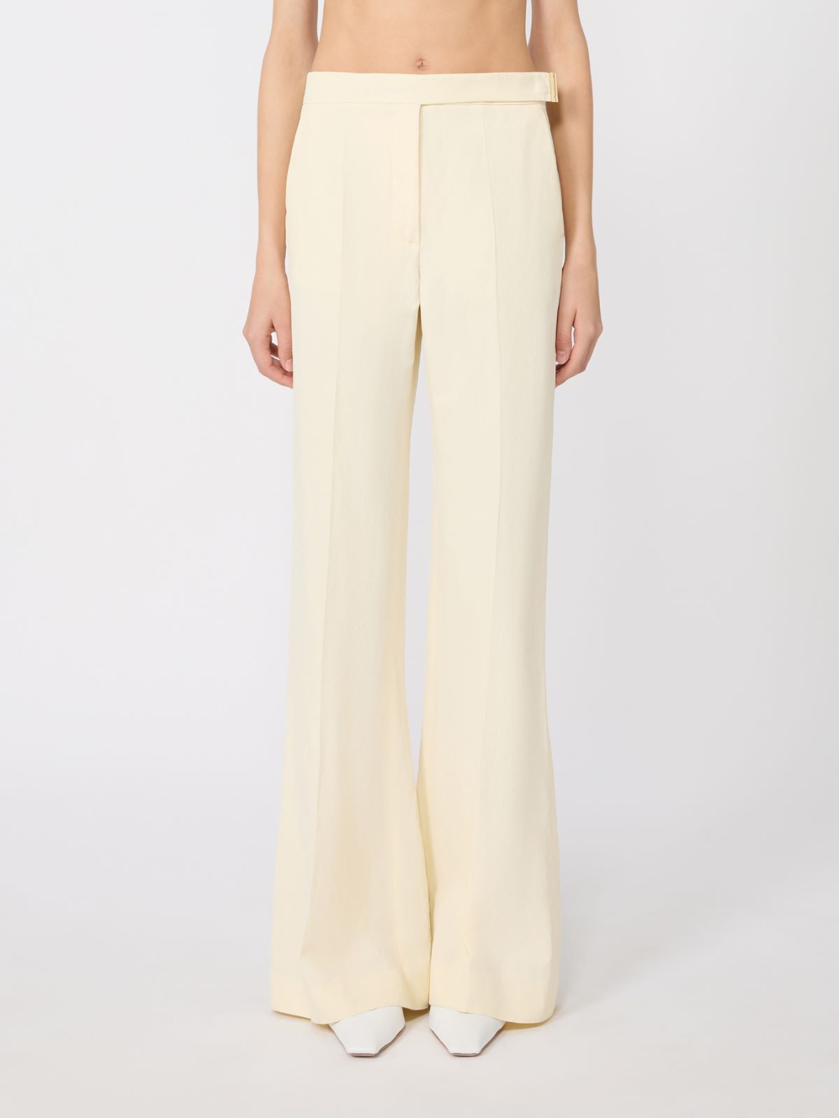 Hose aus Viskose - HELLGELB - Max Mara - 2