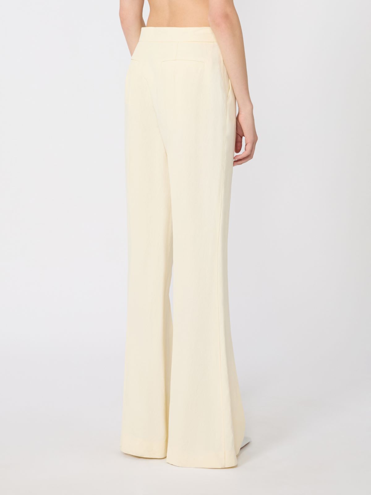 Hose aus Viskose - HELLGELB - Max Mara - 3