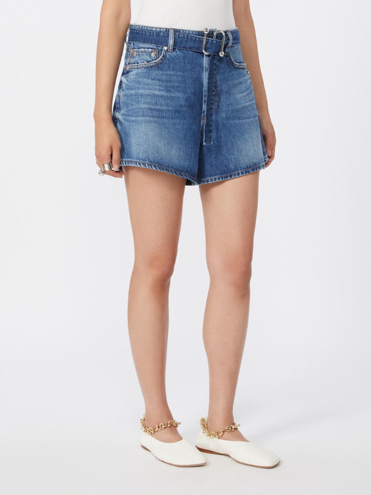 Denim-Shorts - NACHTBLAU - Max Mara - 2
