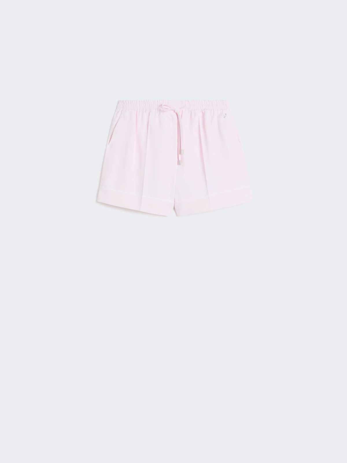Satin jogger shorts - PINK - Max Mara - 5