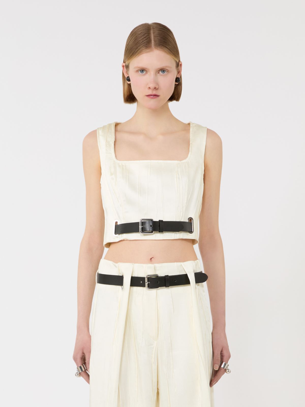 Sleeveless top - IVORY - Max Mara - 2