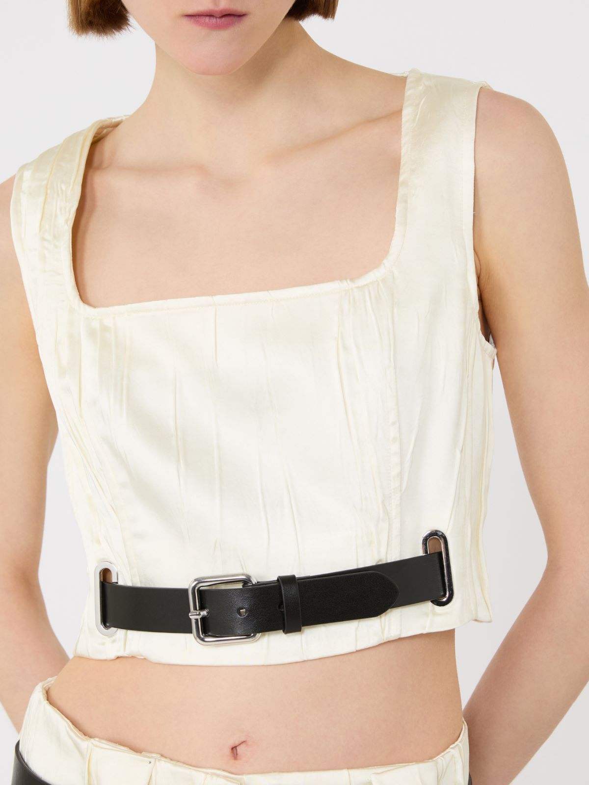 Sleeveless top - IVORY - Max Mara - 5