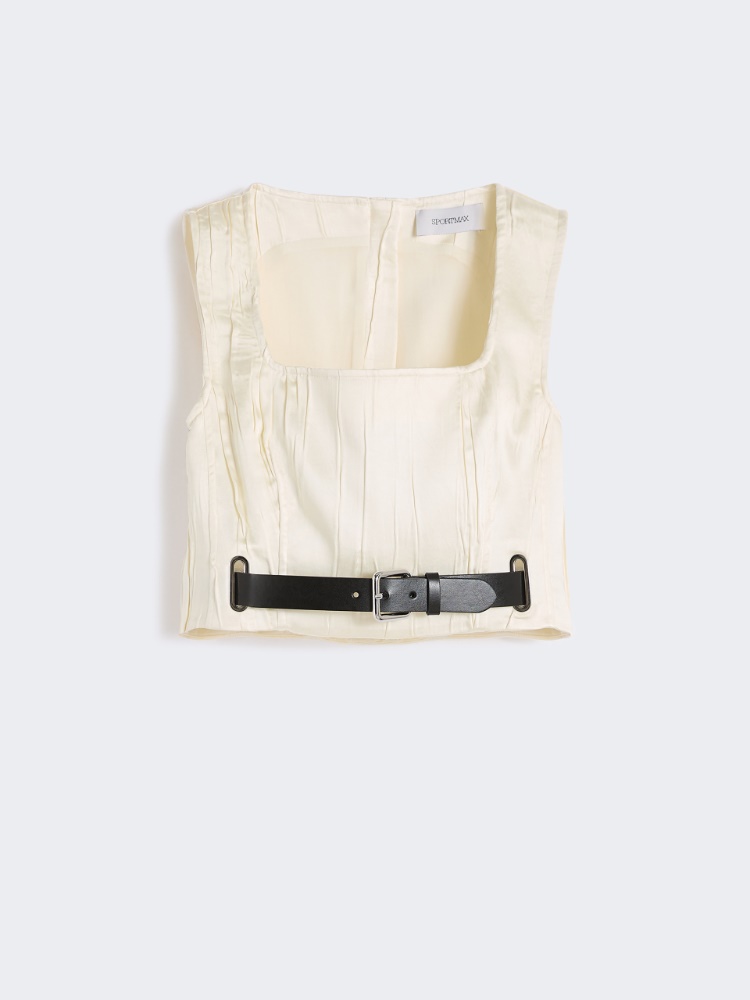 Sleeveless top - IVORY - Max Mara