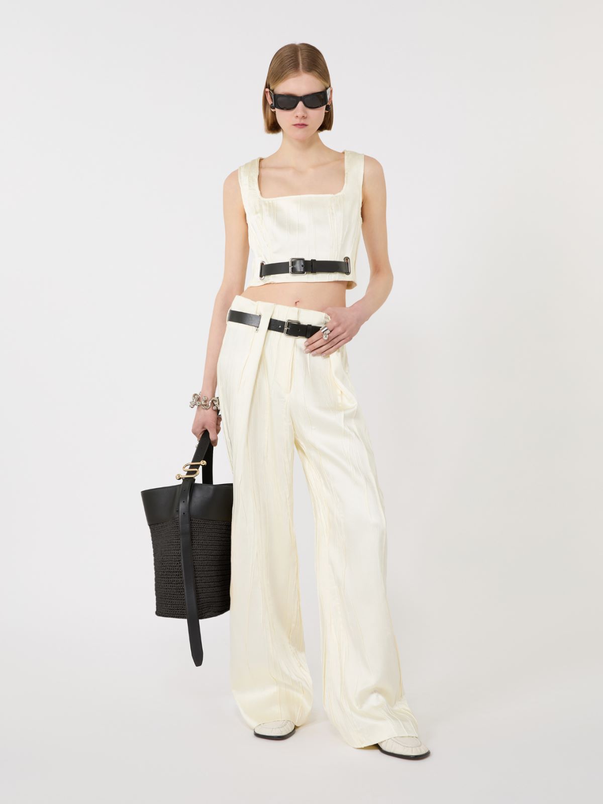 Sleeveless top - IVORY - Max Mara