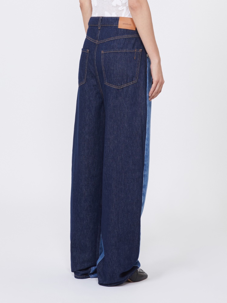 Low-rise 5-pocket trousers - MIDNIGHTBLUE - Max Mara - 3