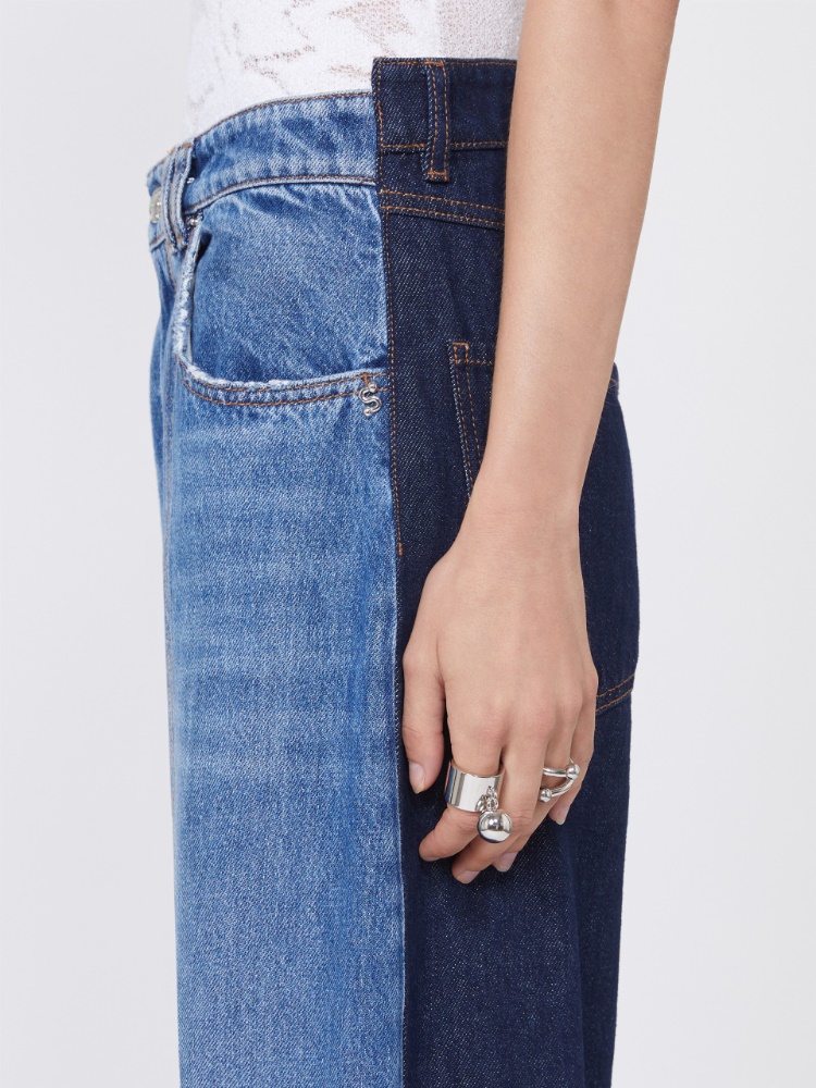 Low-rise 5-pocket trousers - MIDNIGHTBLUE - Max Mara - 4