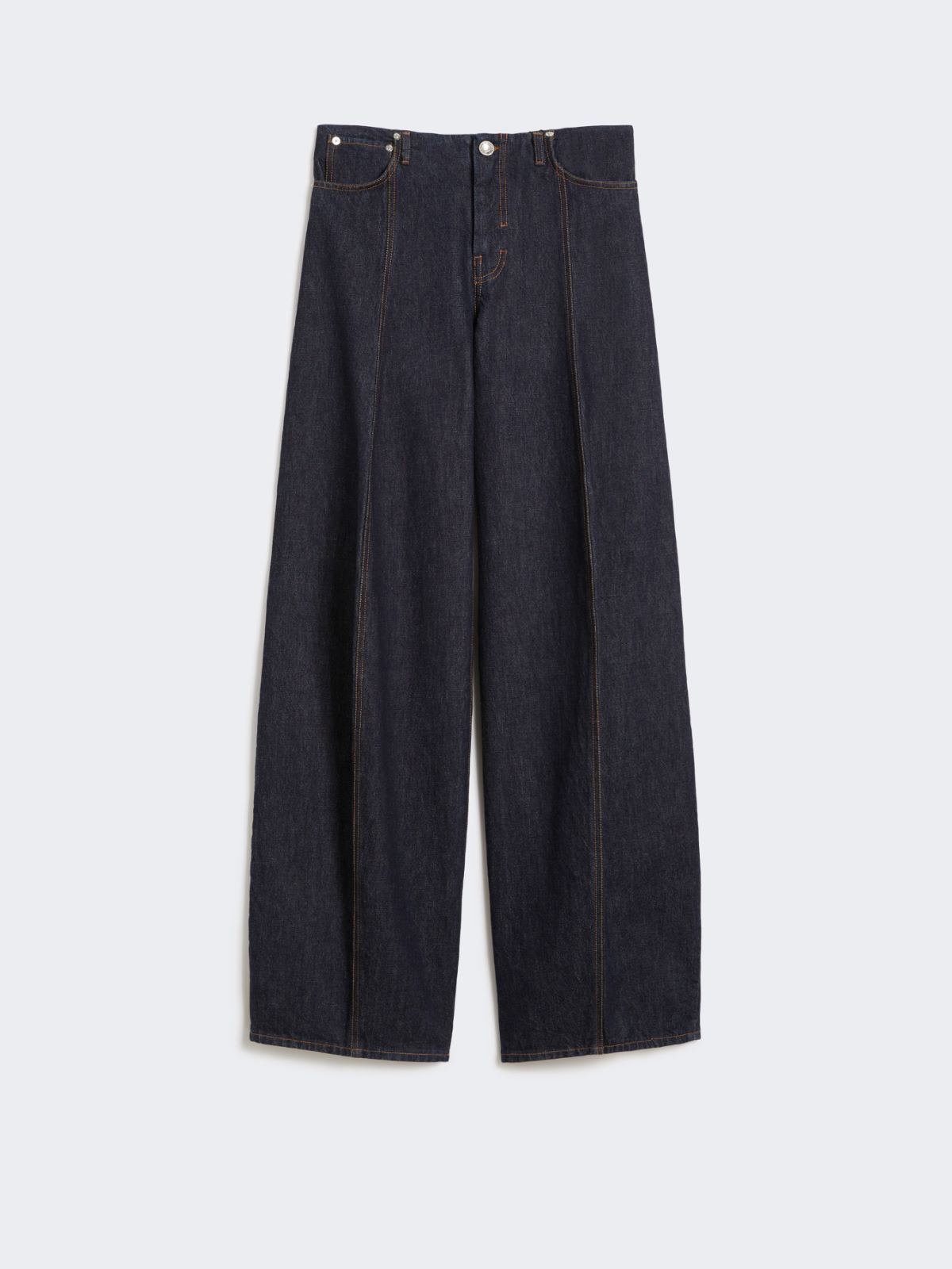 Oversized low-rise trousers - MIDNIGHTBLUE - Max Mara - 5