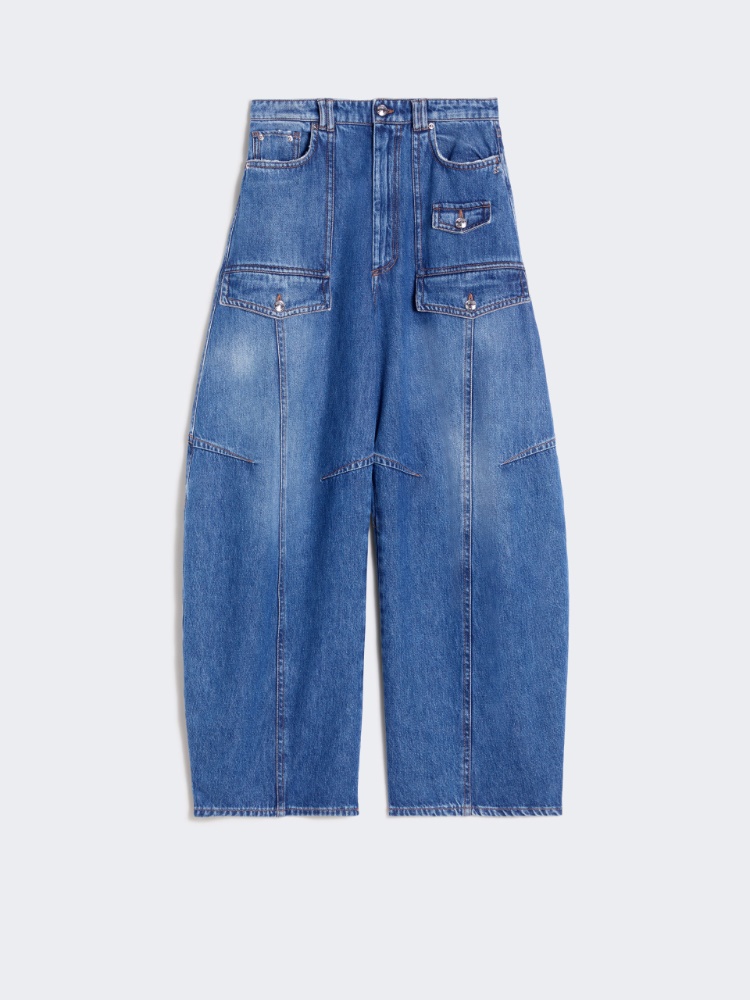 Denim cargo trousers - MIDNIGHTBLUE - Max Mara