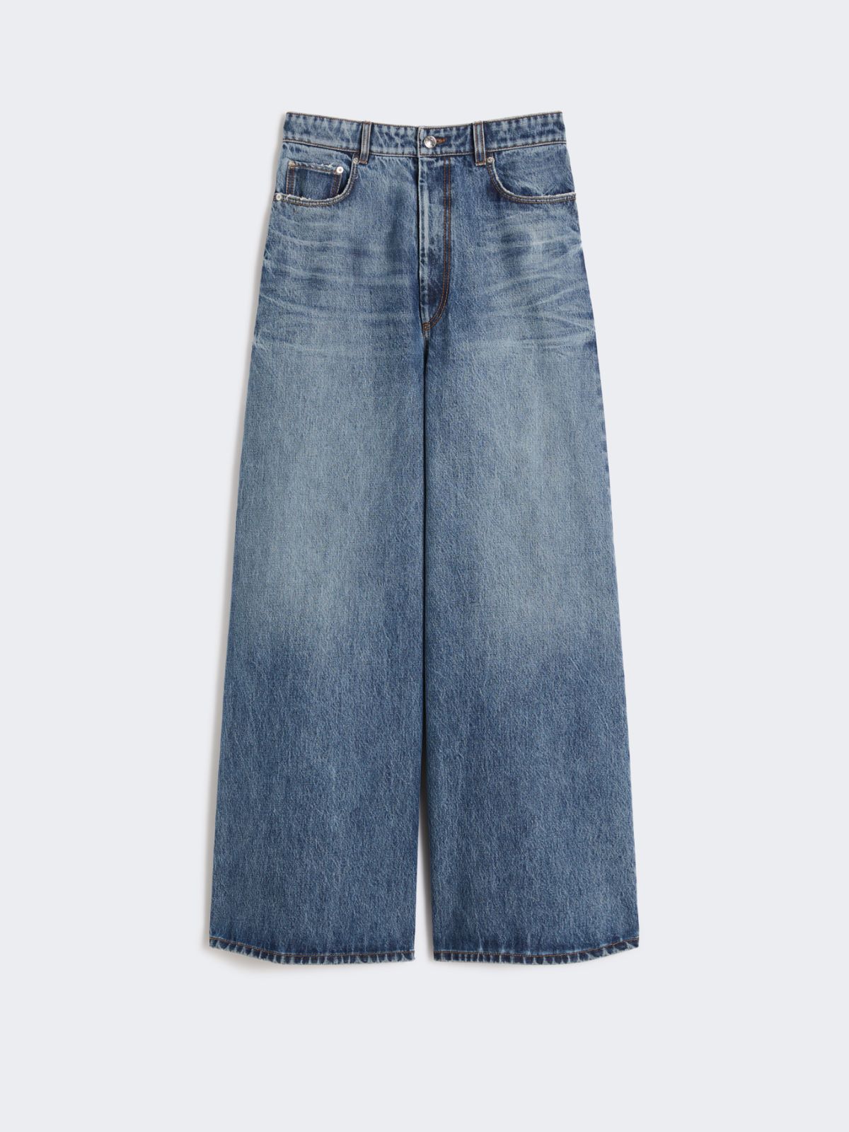 Jeans oversize a vita bassa