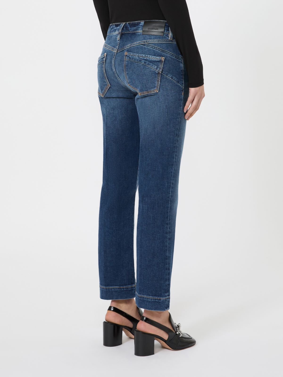 Perfect-fit low-rise mini flare trousers - ULTRAMARINE - Max Mara - 5