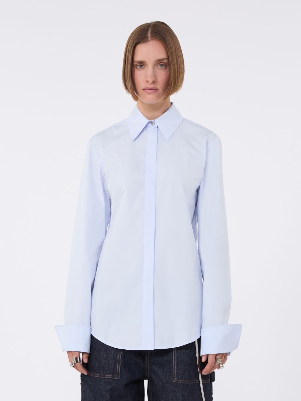 Cotton poplin shirt - AVIO - Max Mara - 6