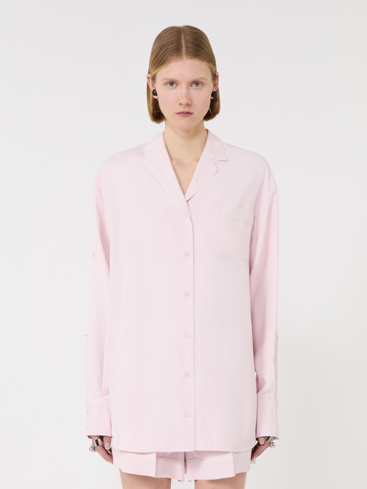 Satin overshirt - PINK - Max Mara - 2