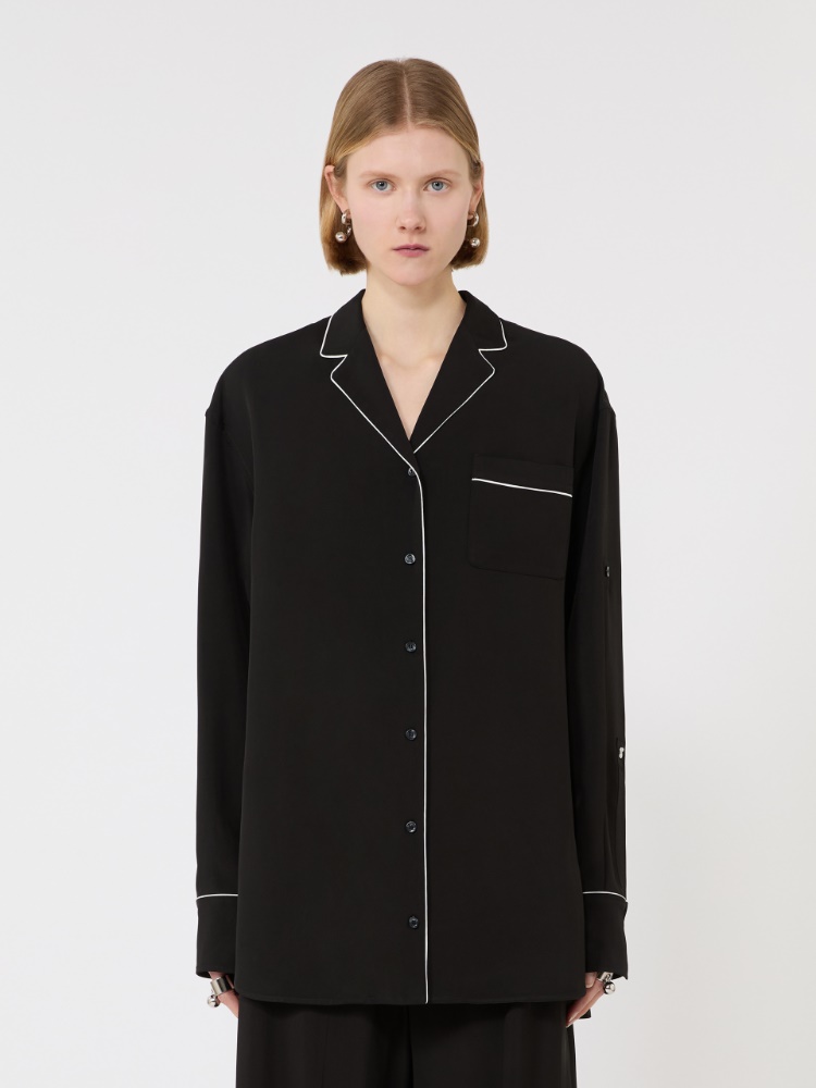 Satin overshirt - BLACK - Max Mara - 2