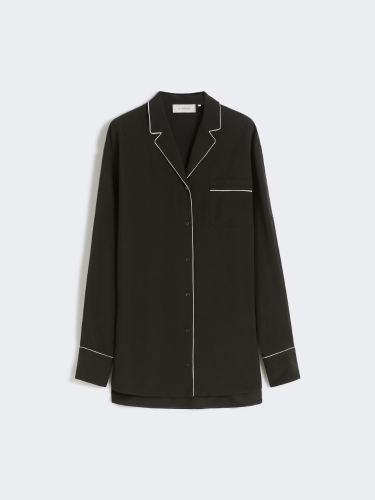 Satin overshirt - BLACK - Max Mara - 6