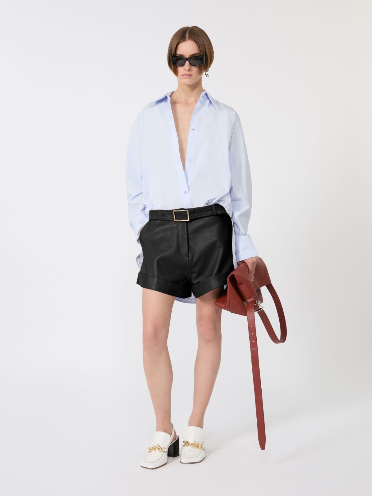 Kasack in Kimono-Optik aus Popeline - AVIO - Max Mara