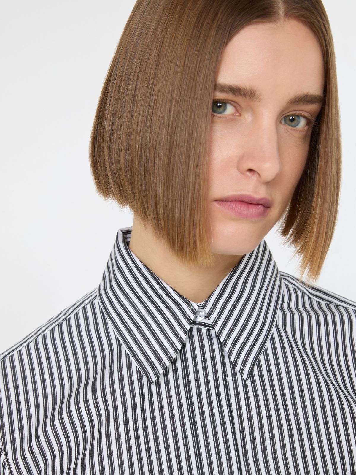 Cotton shirt - BLACK - Max Mara - 6