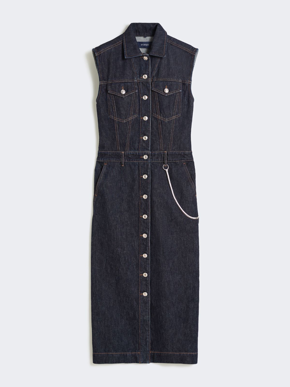 파르팔라 코튼 드레스 - MIDNIGHTBLUE - Max Mara - 9