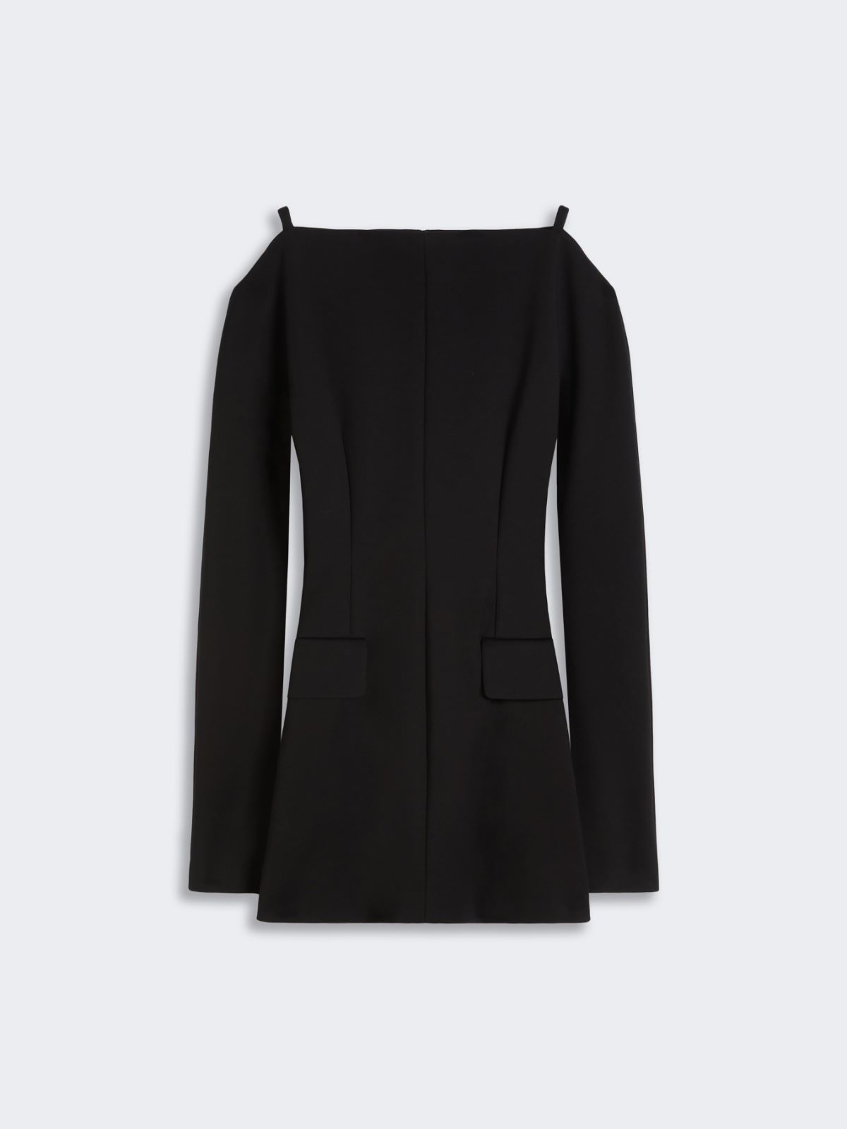 Short contoured cady dress - BLACK - Max Mara - 5