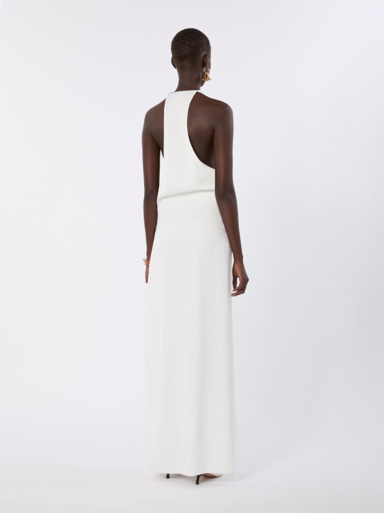 Langes Kleid aus Viskose - WEISS - Max Mara - 3