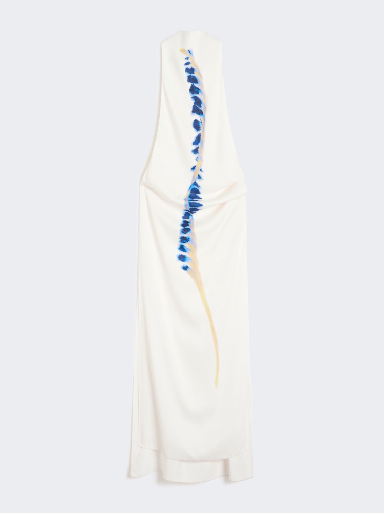 Langes Kleid aus Viskose - WEISS - Max Mara