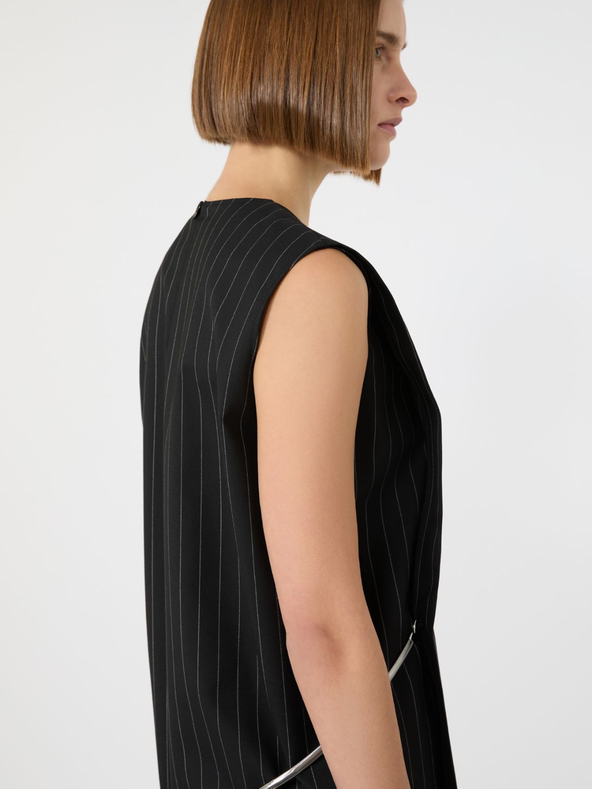 도미니오 버진울 드레스 - BLACK - Max Mara - 4