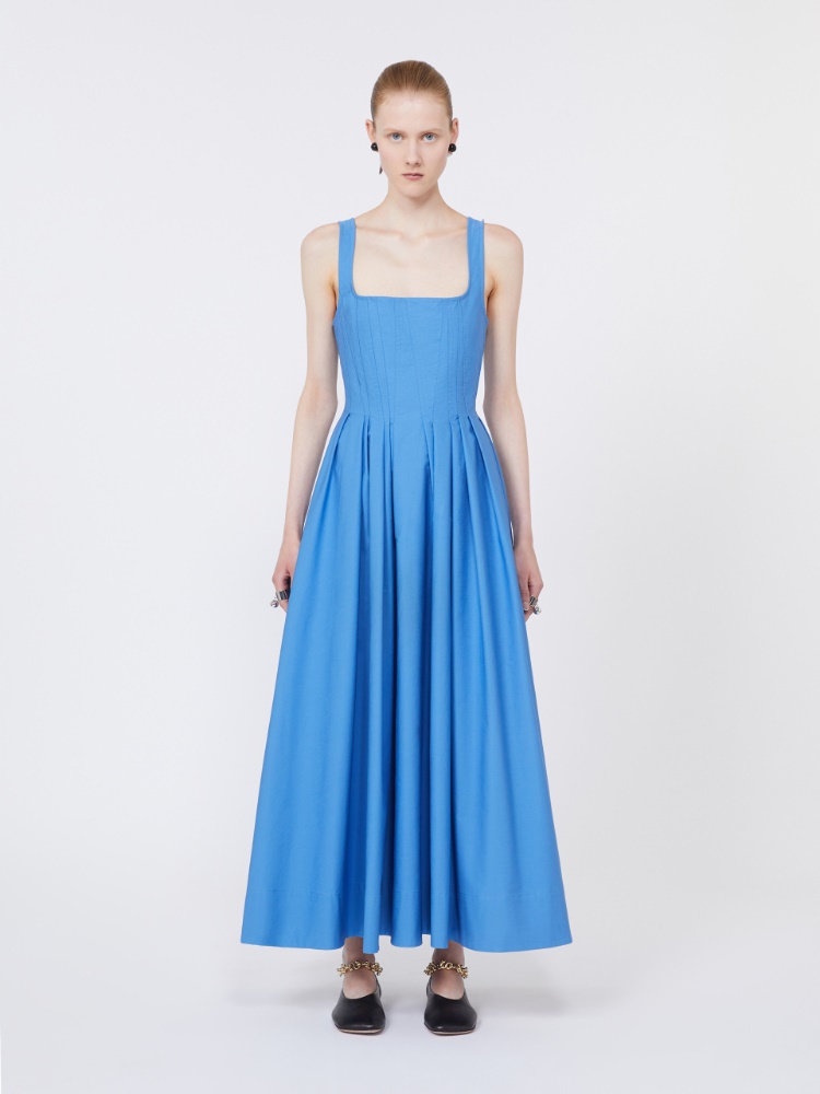 Long sleeveless pure cotton dress - AVIO - Max Mara - 2