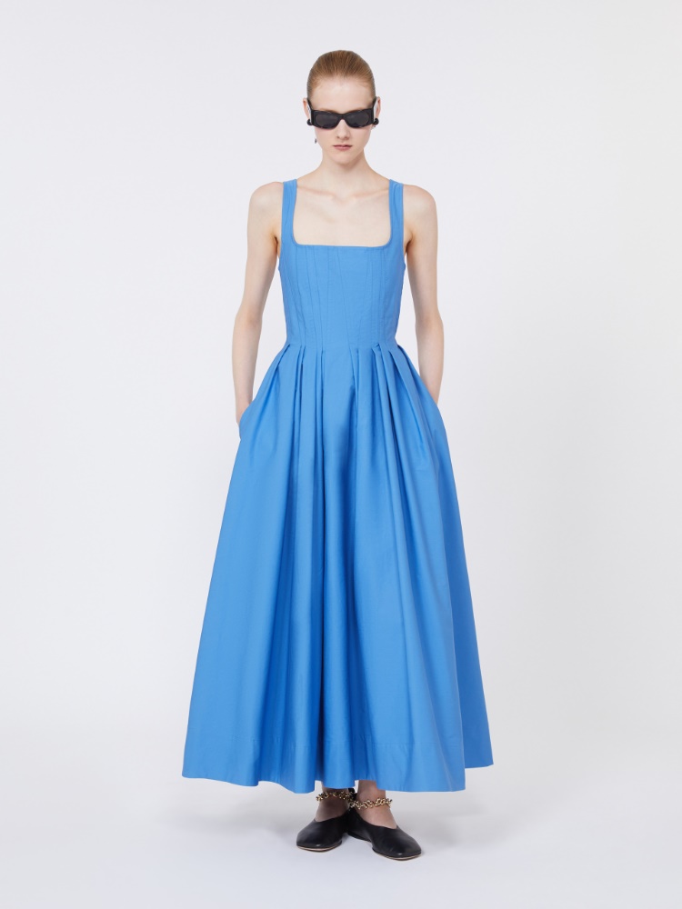 Long sleeveless pure cotton dress - AVIO - Max Mara - 1