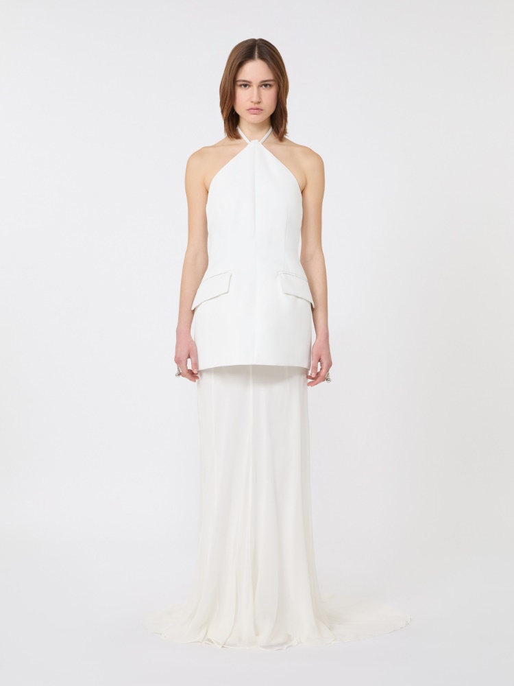 Sukienka z dwuwarstwowej tkaniny